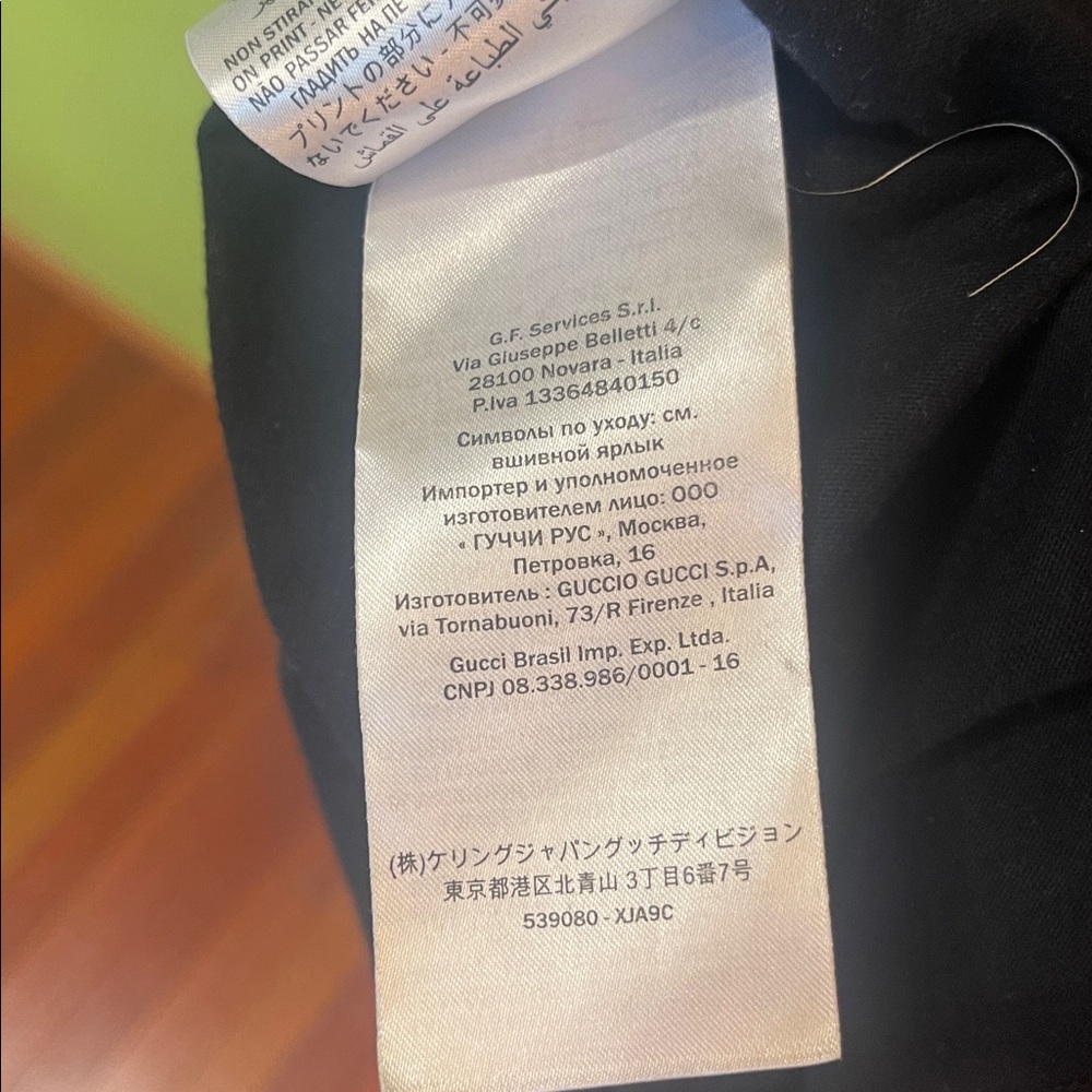 Gucci Multicolor Logo Long T-Shirt - Picture 8 of 8